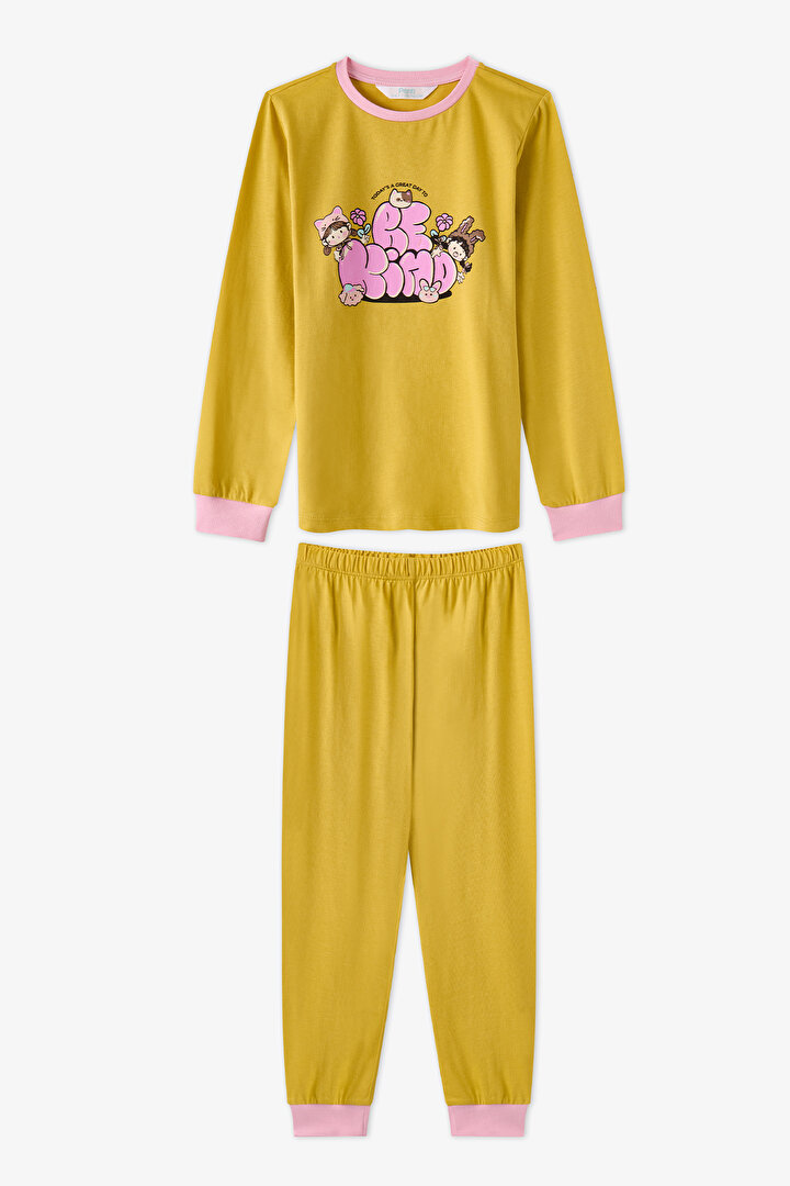 Girls' Kindly Friends Long Sleeve 2 Pack Pyjama Set - 2
