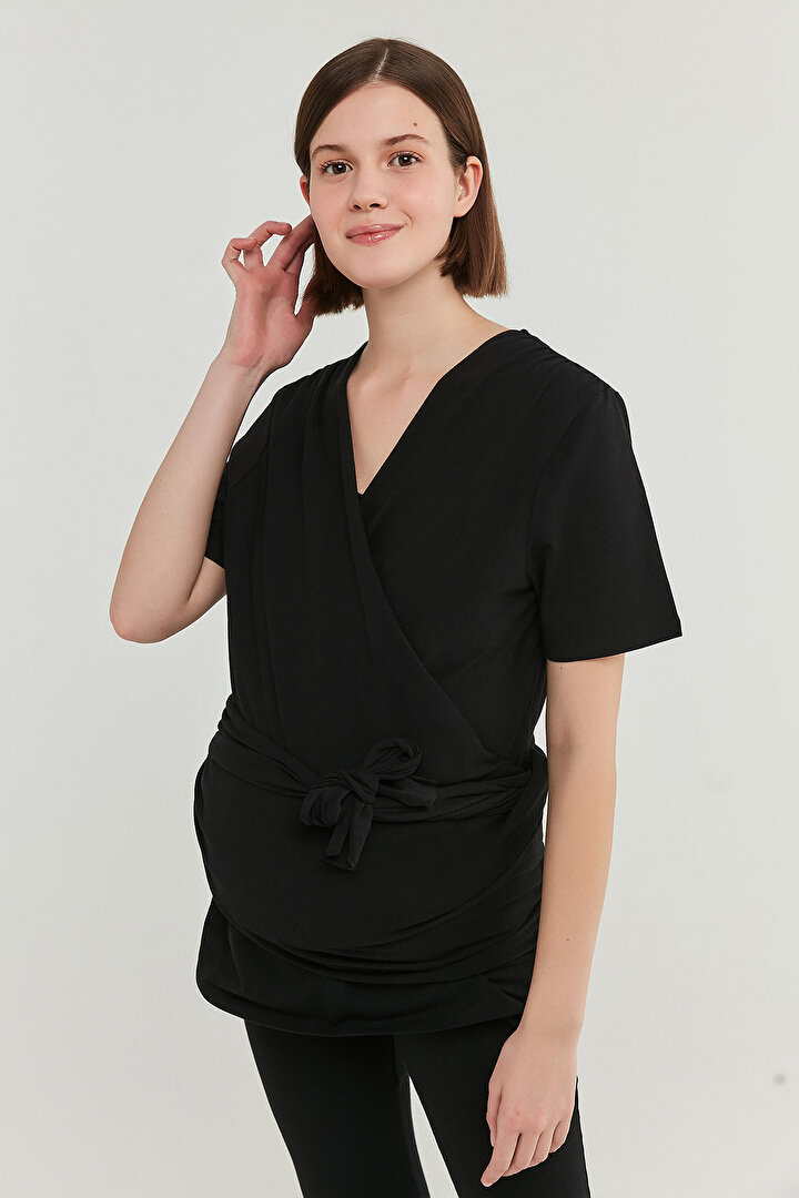 Black Hugger Tshirt - 2