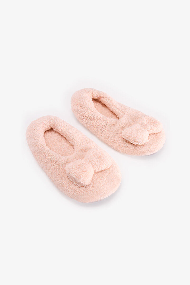Açık Pembe Softy Bow Patik - 2