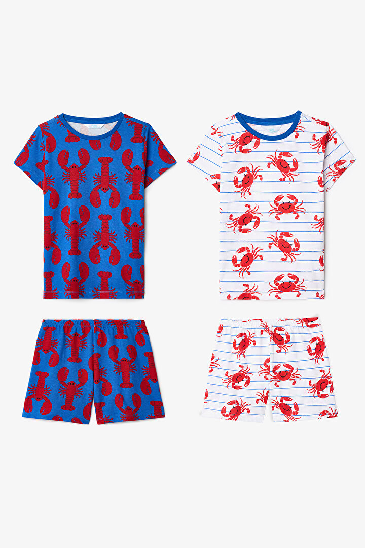 Erkek Çocuk Mediterranean 3lü Pijama Takımı - 1