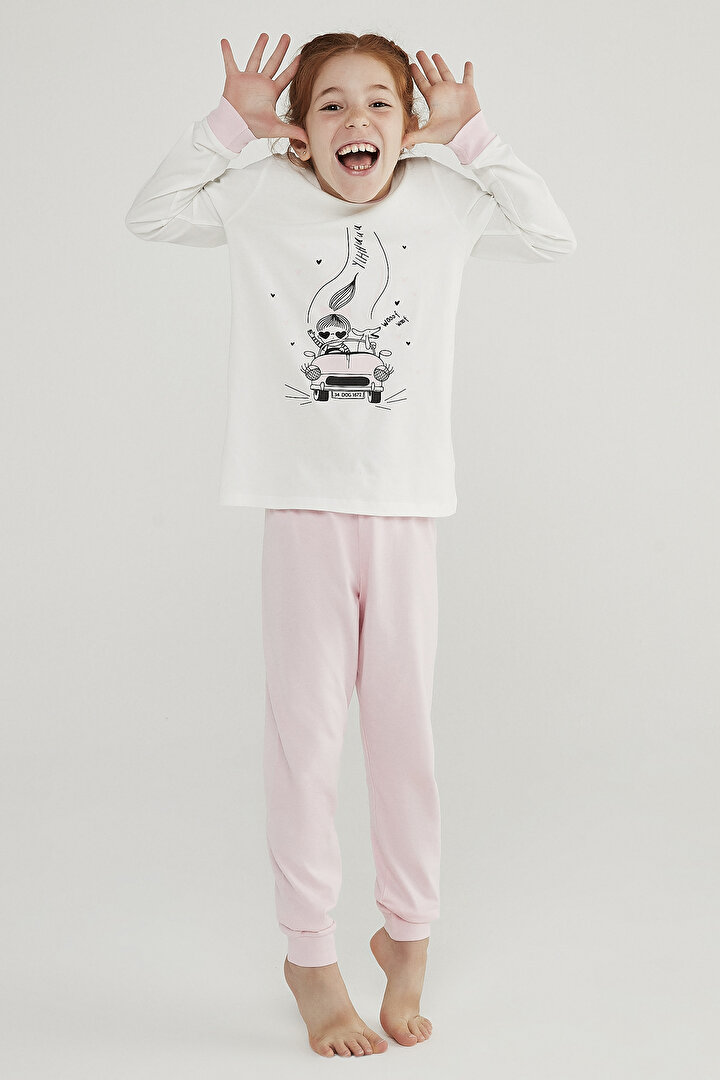 Girl Cute Dog 4in1 PJ Set - 2