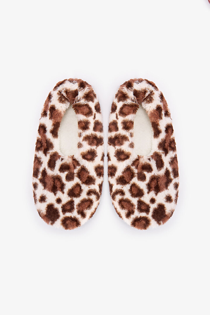 Leopard Fluffy Patik - 1