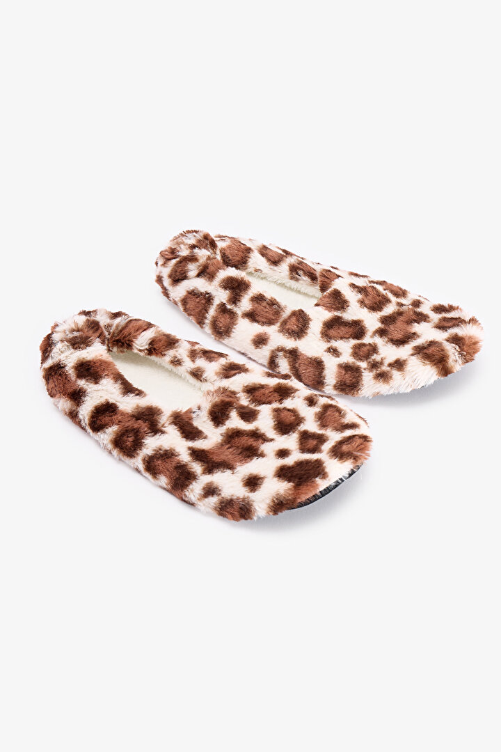 Leopard Fluffy Patik - 2