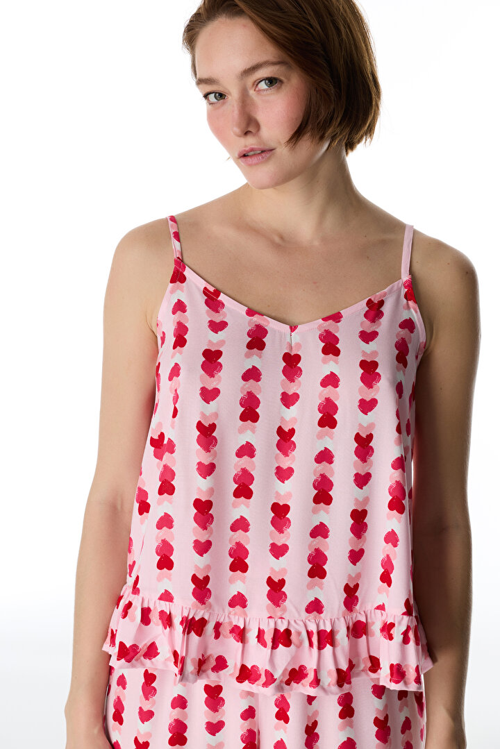 Acık Pembe Carrie Pantolon Pijama Takımı - 2