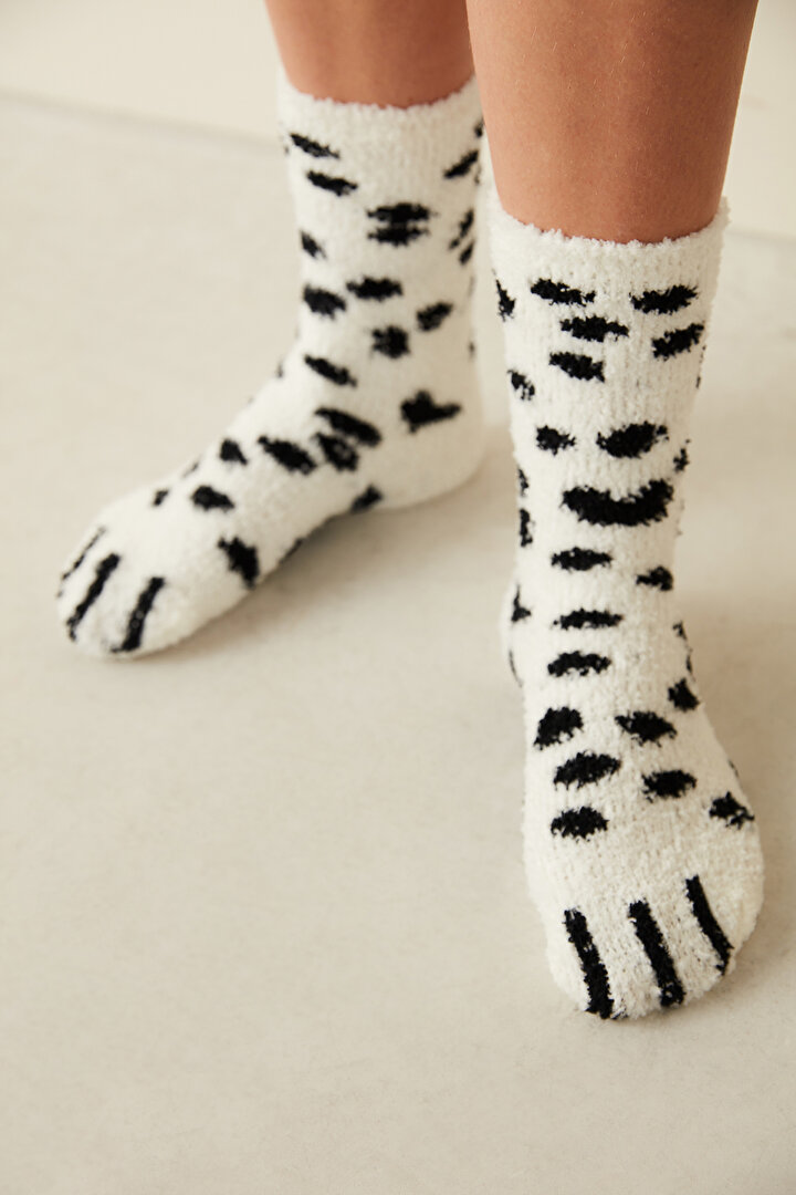 Soft Leopard Socks - 1