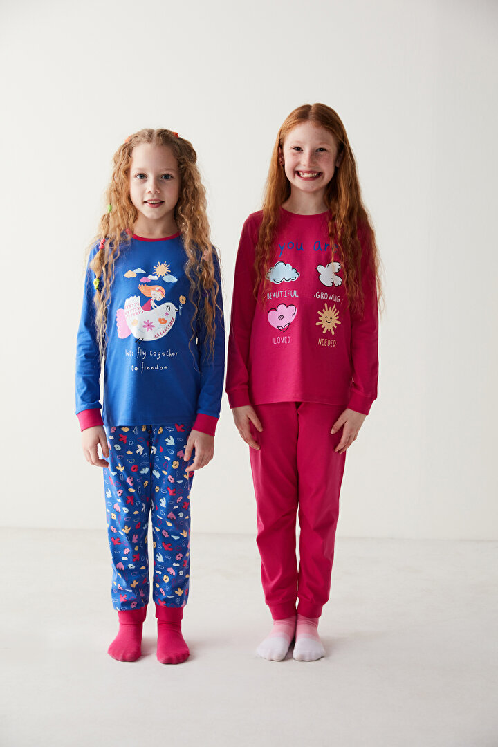 Kız Çocuk Birdy 2li Pijama Takımı - 2
