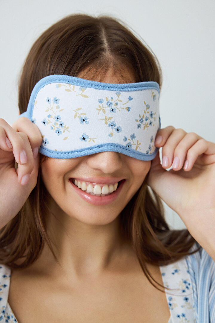 Lilah Çiçekli Uyku Gözlüğü - 1