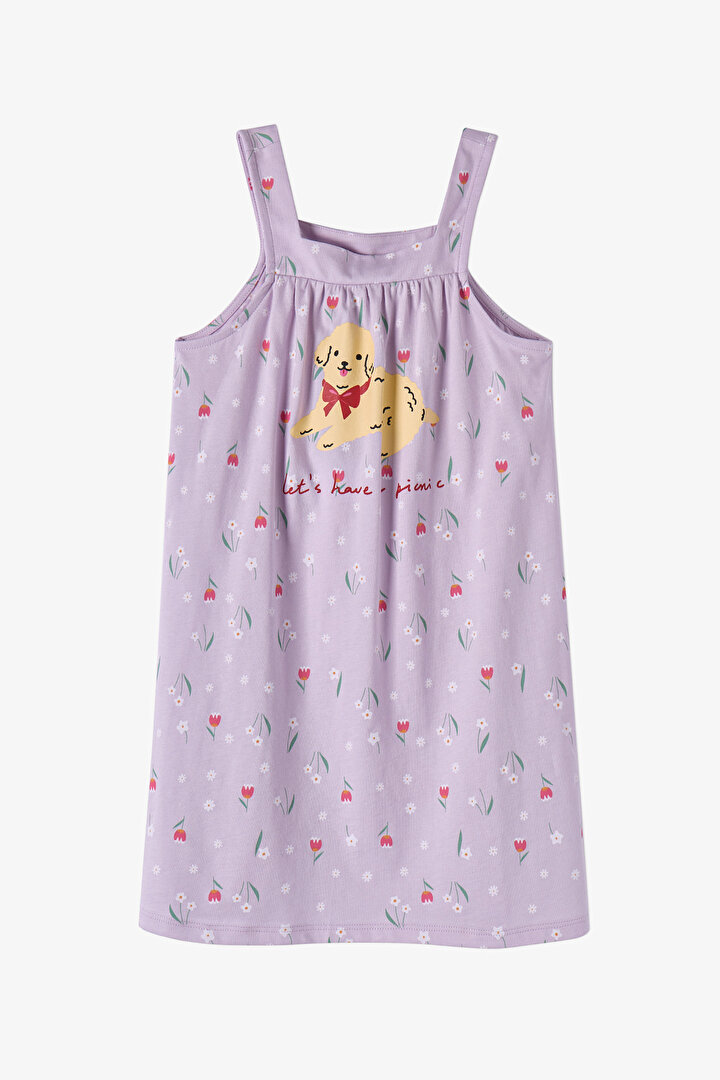 Lilac Girls Picnic Dress - 1