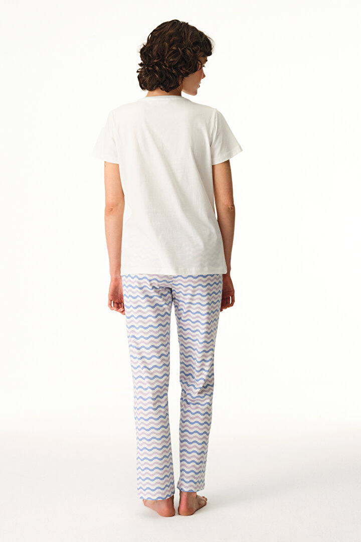 Colorful Pasta La Vista Pants Pajama Set - 2