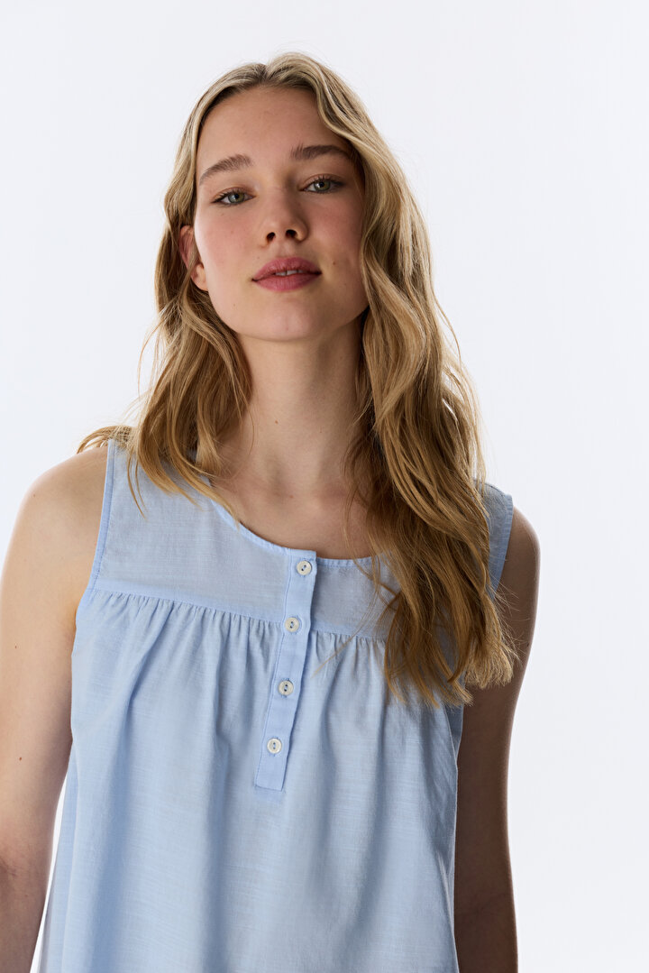 Mavi Relax Time Gecelik - 2