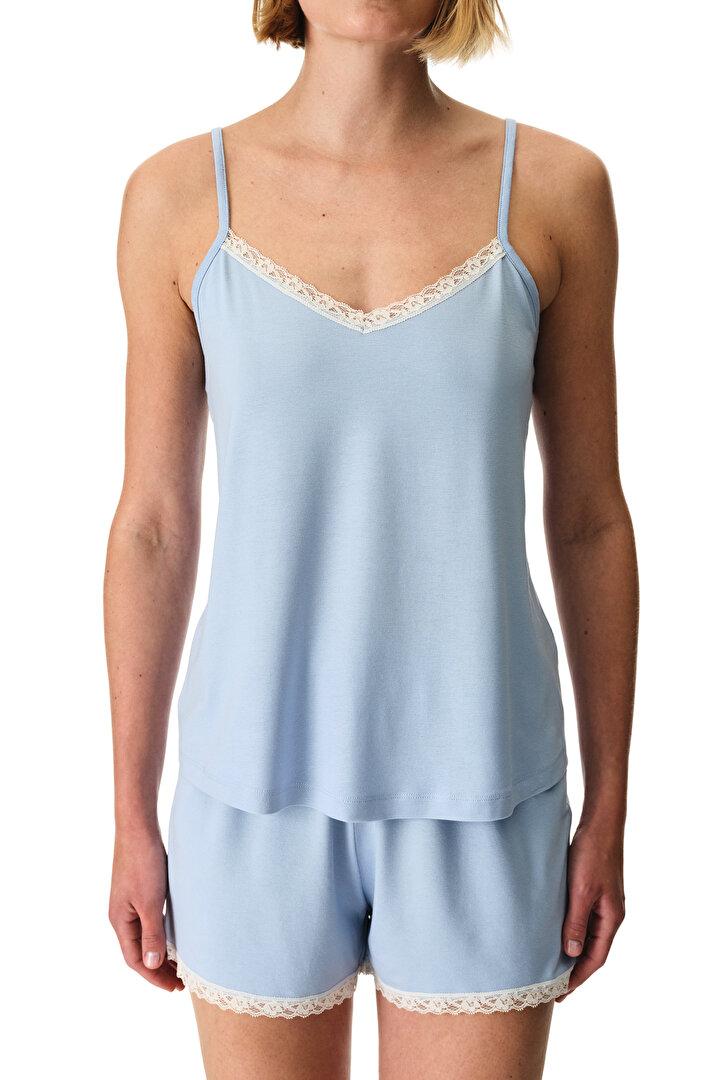 Mavi Sky Şortlu Pijama Takımı - 2