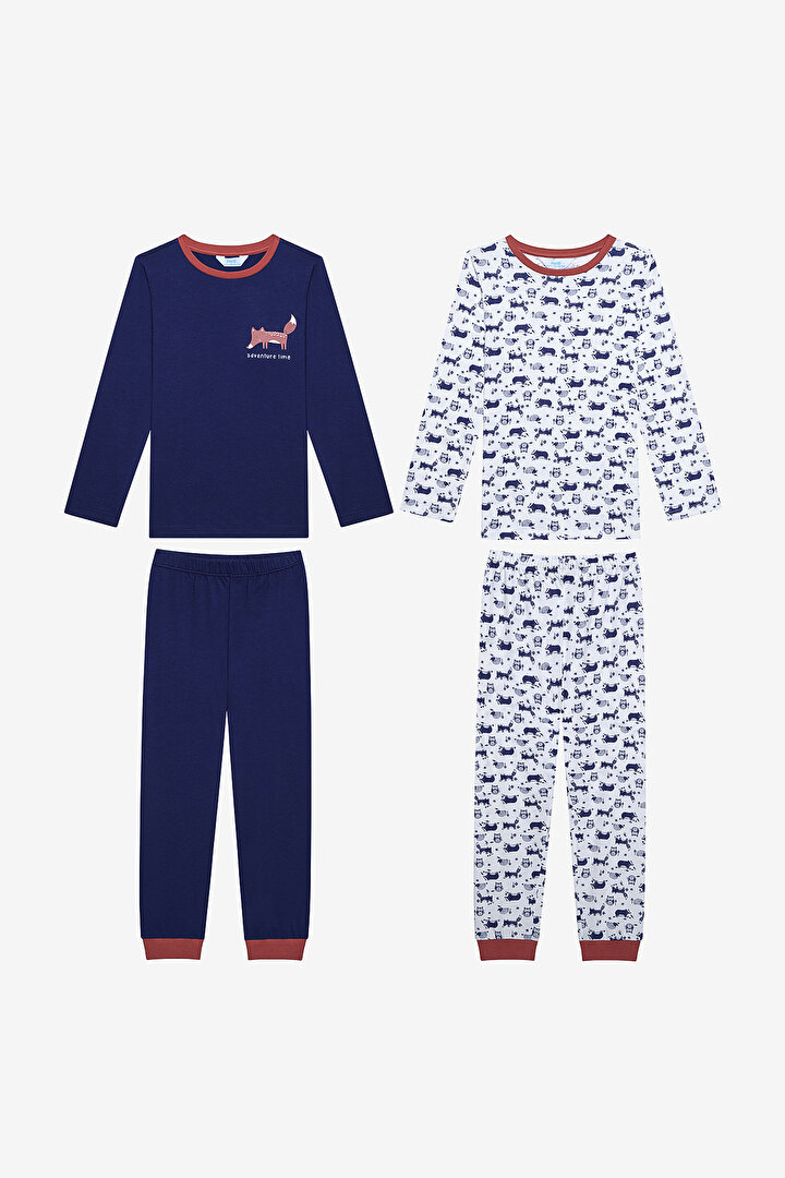 Girls Adventure 2in1 Multi Colour PJ Set - 1