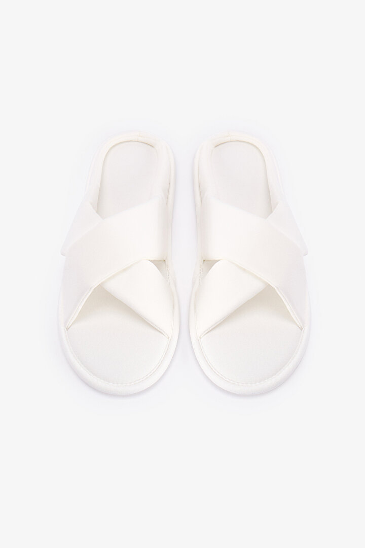 Kırık Beyaz Bridal Charming Terlik - 1