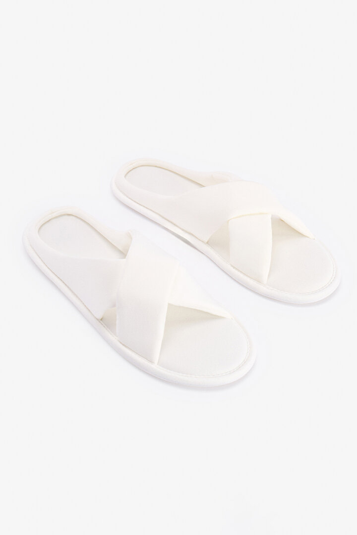 Kırık Beyaz Bridal Charming Terlik - 2