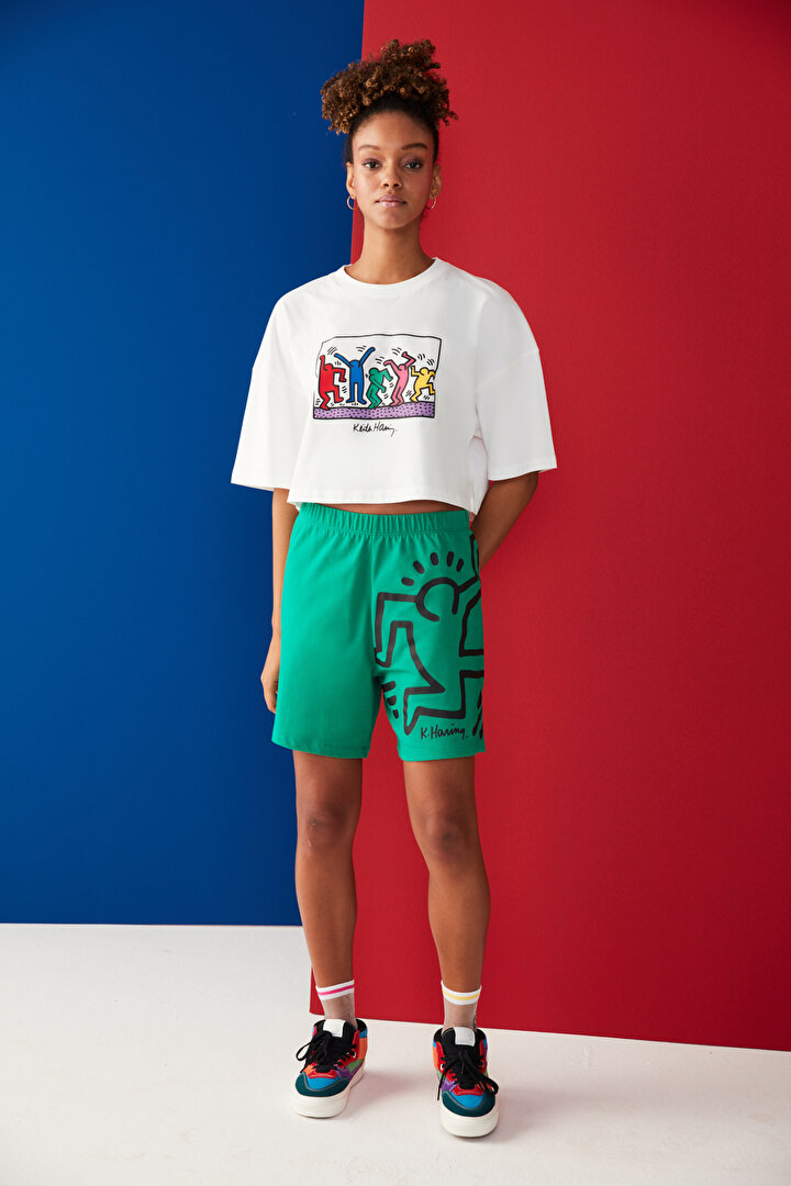 Happy Shorts PJ Bottom-Keith Haring Collection - 2