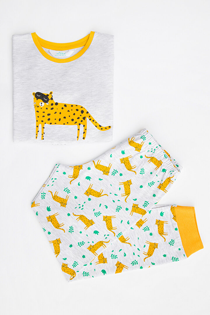 Erkek Çocuk Tiger 4Lü Pijama Takımı - 1