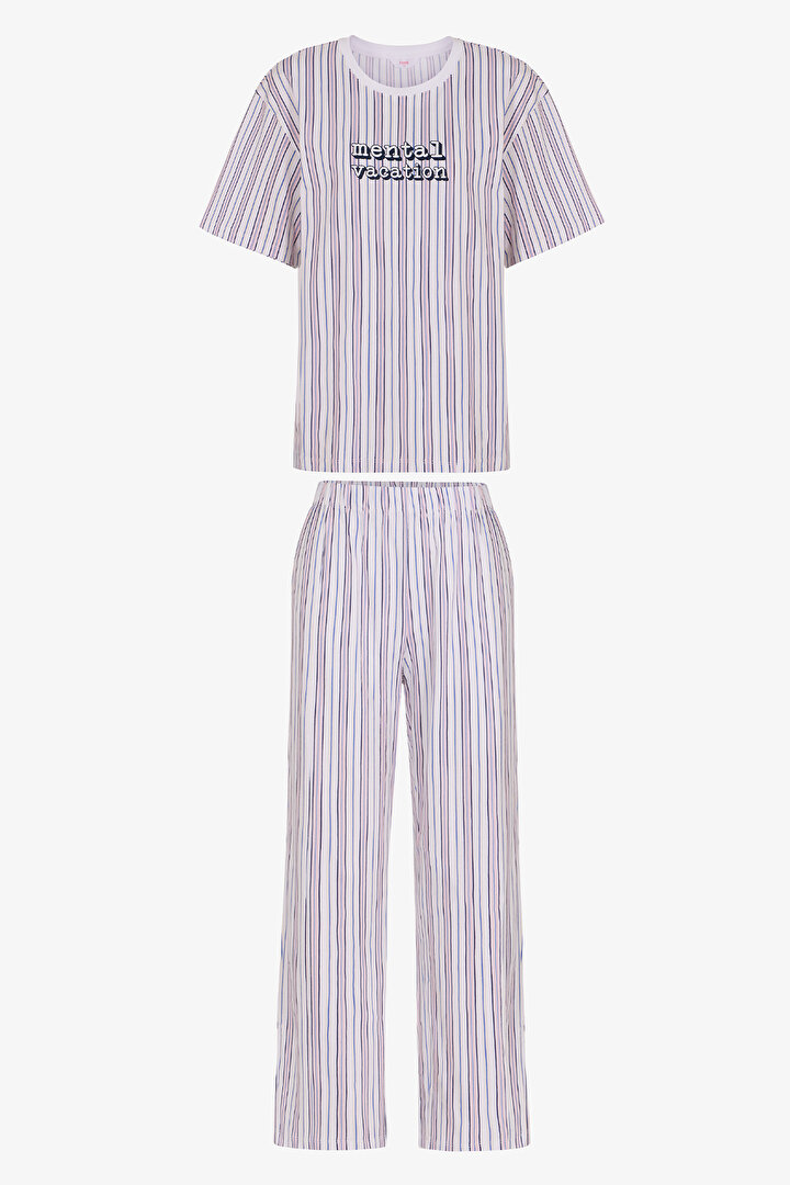 Vacation Pajama Set with Pants - 1