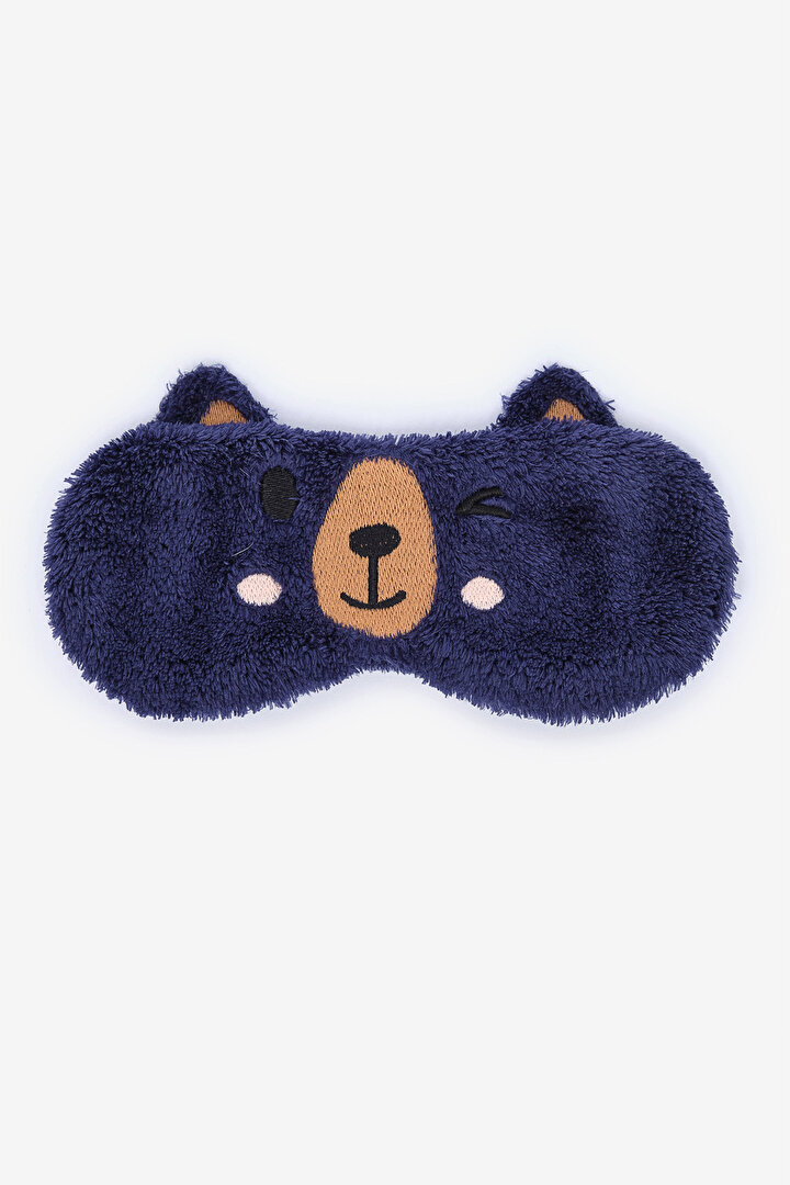 Boys Bear Blue Sleep Mask - 1