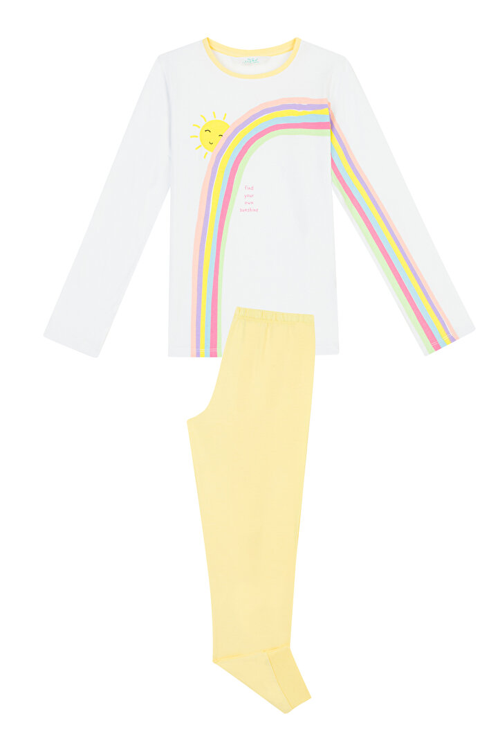 Kız Çocuk Sunshine LS 2In1 Pijama Takımı - 3
