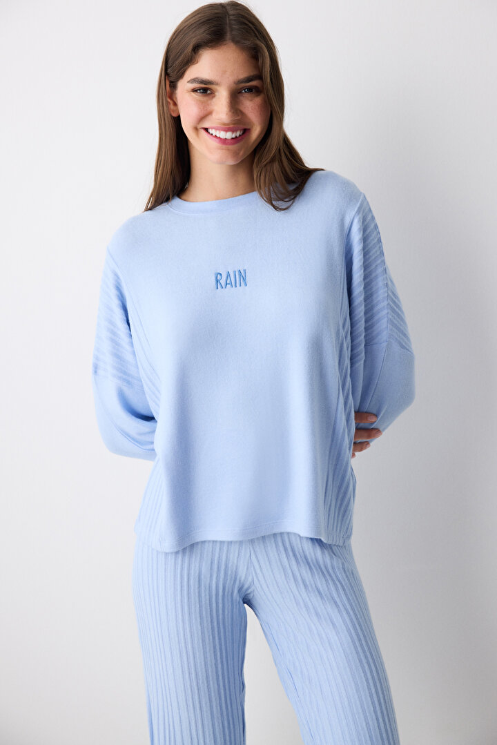 Rain Blue Pant PJ Set - 2