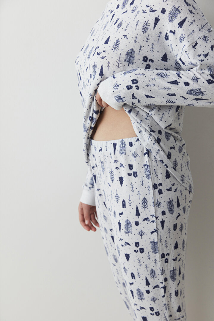 Winter Printed Pantolon Pijama Altı - 2