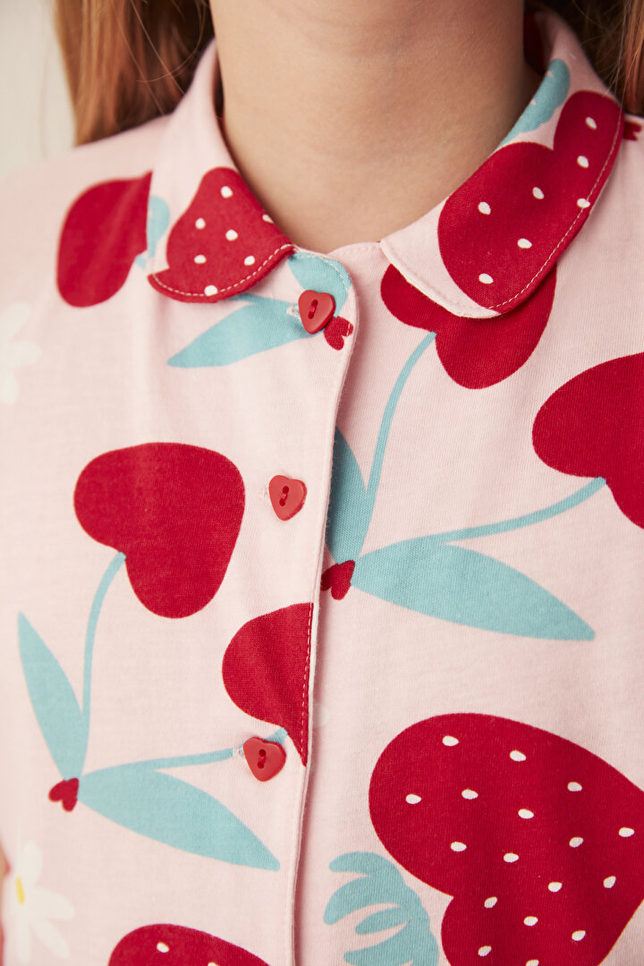 Kız Çocuk Big Berry 2Li Gömlek Pijama Takımı - 2