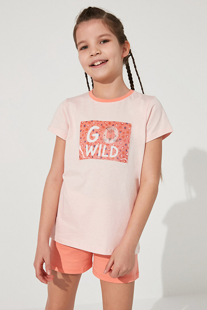 Kız Çocuk Selfie Gowild 2li Pijama Takımı - 1
