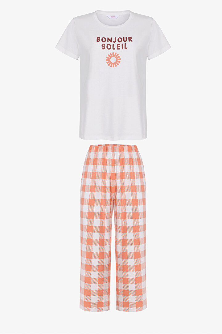 Pink Soleil Capri Pajama Set - 1