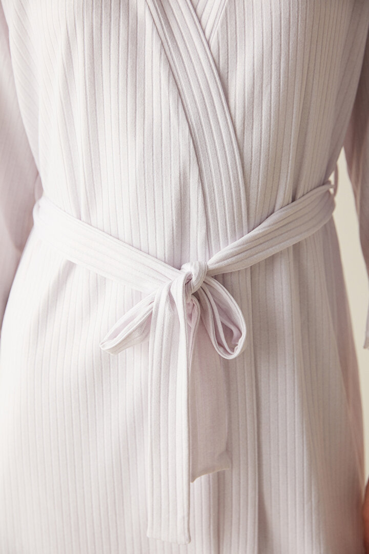 White Bridal Elegant Robe - 2