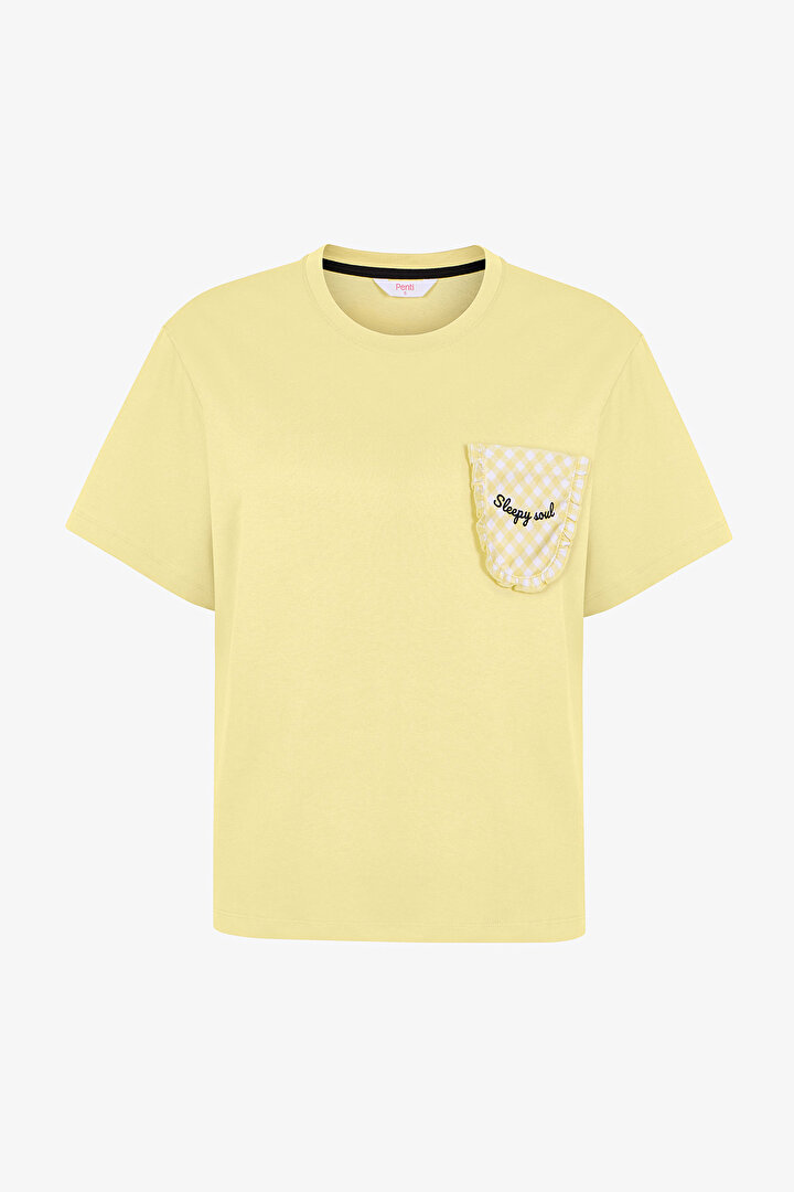 Açık Sarı Sleepy Soul Pantolon Pijama Takımı - 2