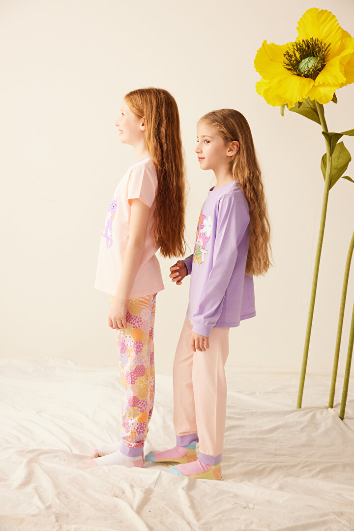 Kız Çocuk Catsy 2li Pijama Takımı - 2