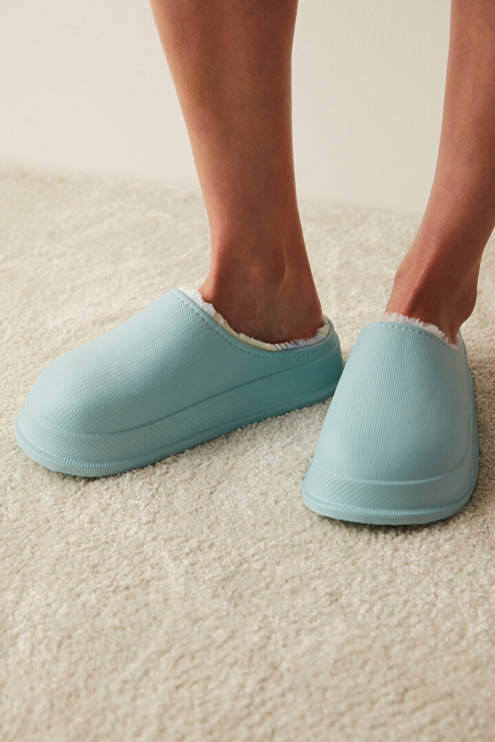 Lilah Mint Yeşili Terlik - 1