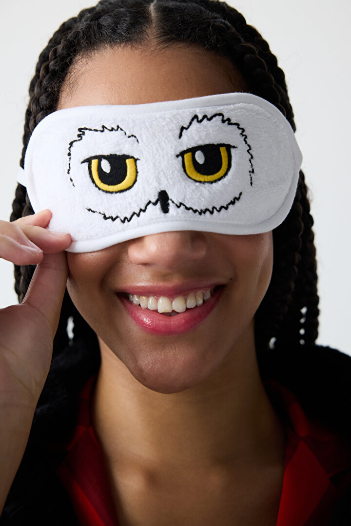 Harry Potter White Sleep Mask - 1