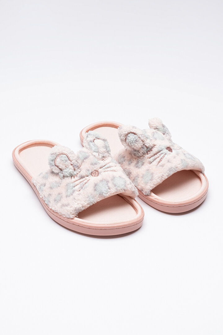 Pink Cutie Cat Slippers - 1