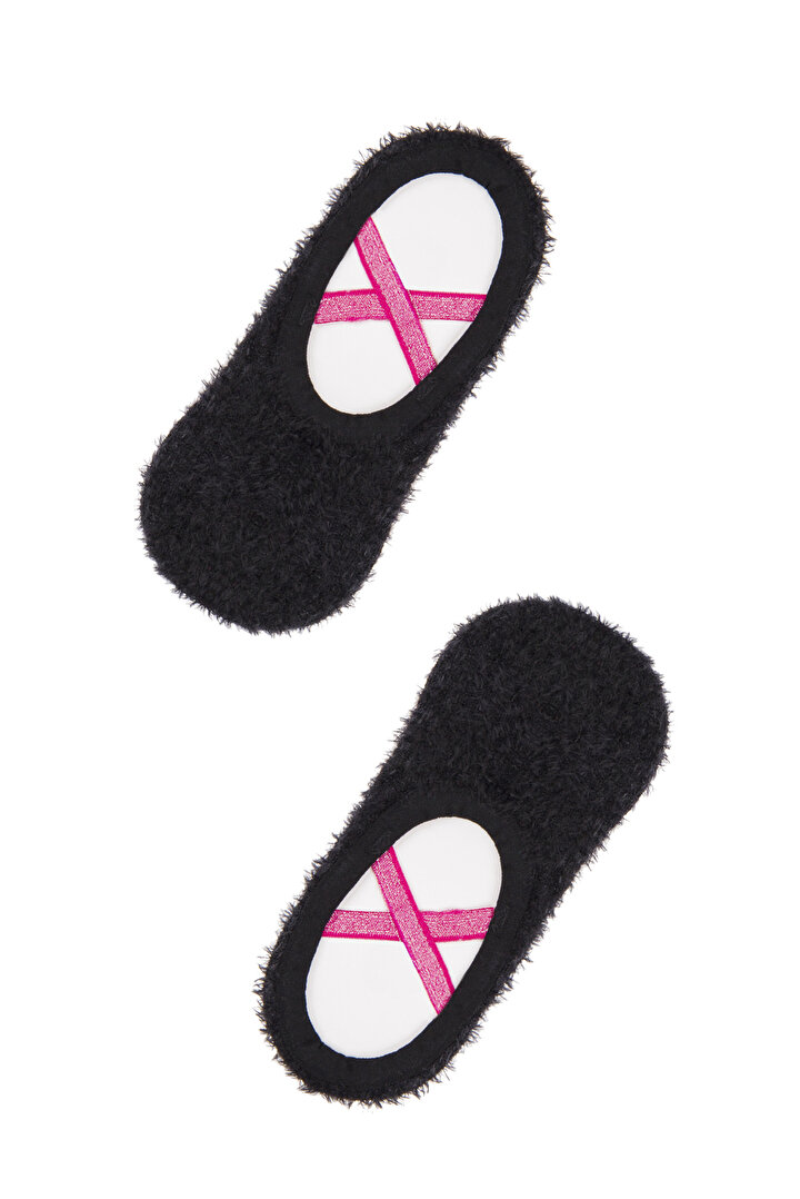 Siyah Kız Çocuk Çapraz Bantlı Çetik - 1