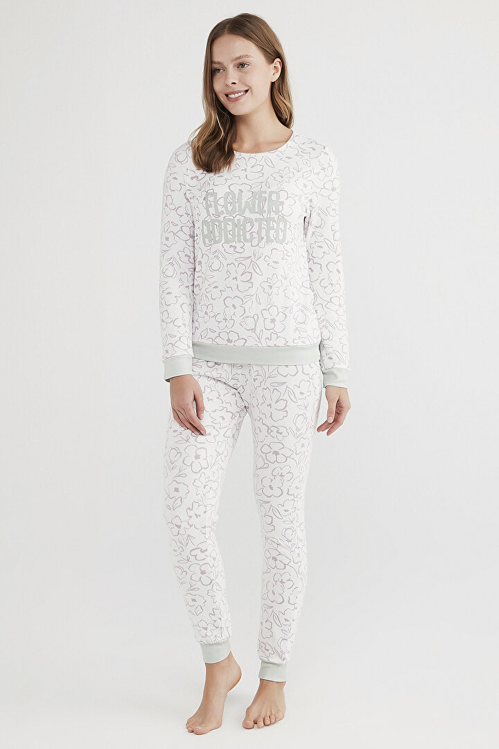 Flower Addicted Termal LS Pantolon Set - 2