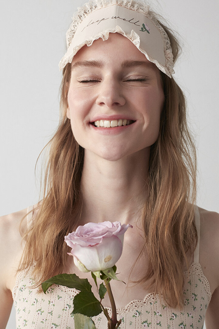 Dusty Rose Scent Sleep Mask - 1