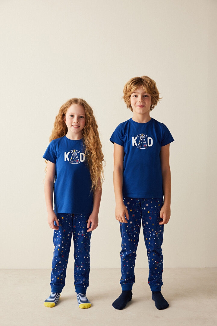 Unisex Çocuk Universe Fam Pijama Takımı - 2