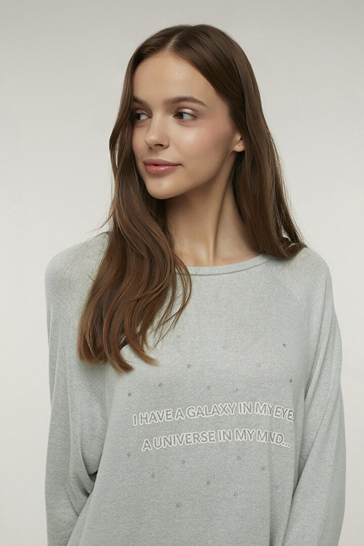 Mint Galaxy Sweatshirt - 2
