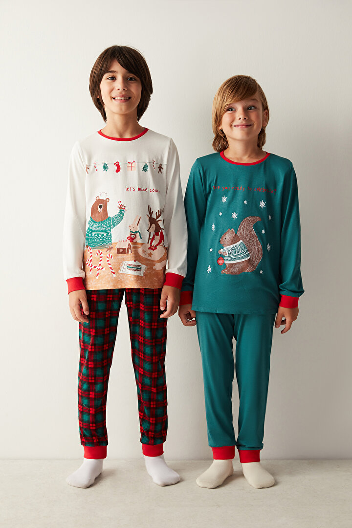 Erkek Çocuk Cooked 2li Pijama Takımı - 1