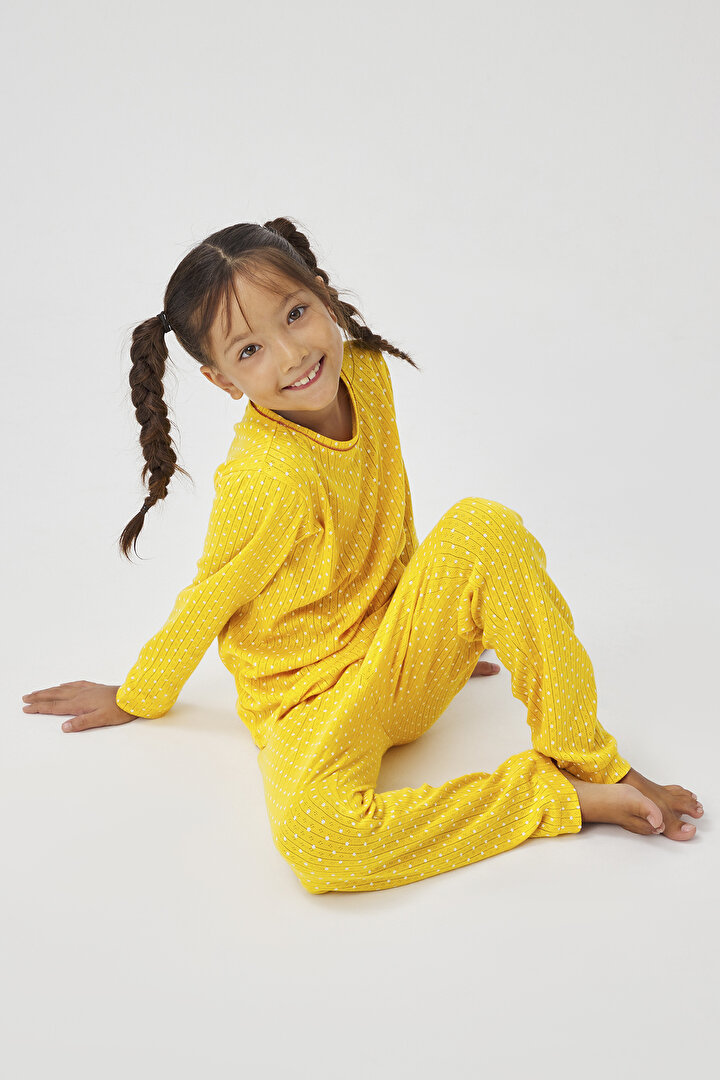 Kız Çocuk Autumn Pointel 2Li Pijama Takımı - 2
