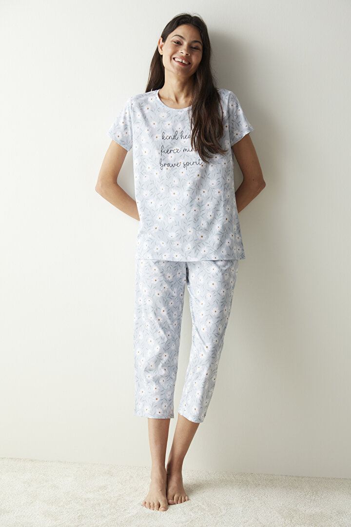 Kind Heart Gri Kapri Pijama Takımı - 2