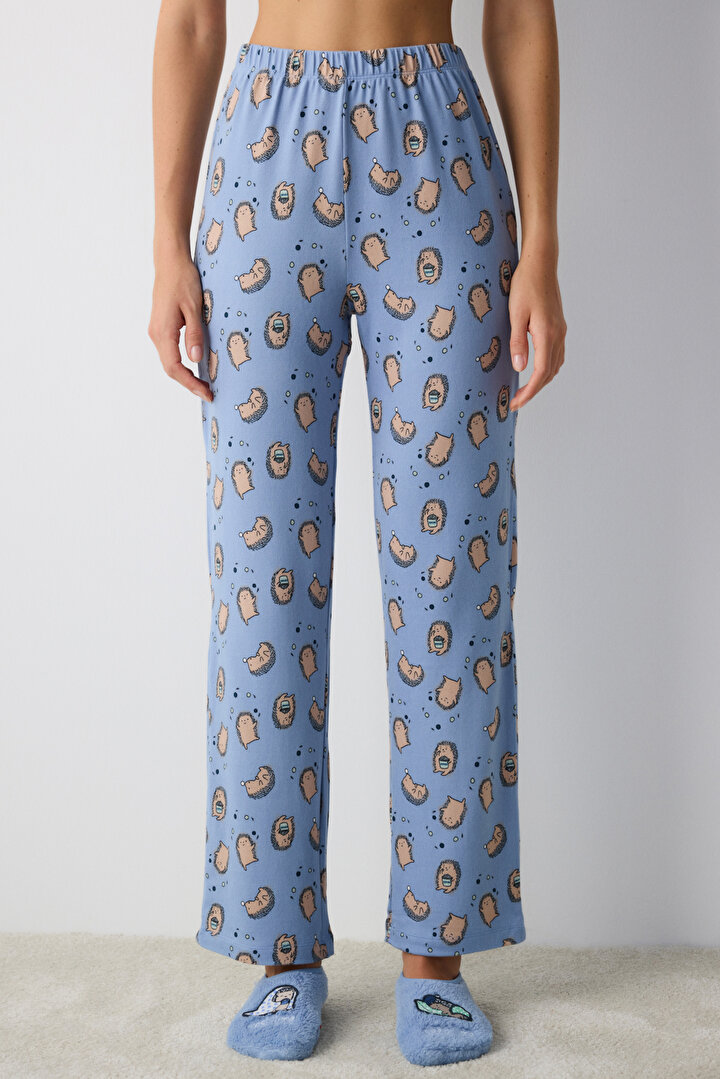 Have Fun Light Blue Thermal PJ Pants - 1