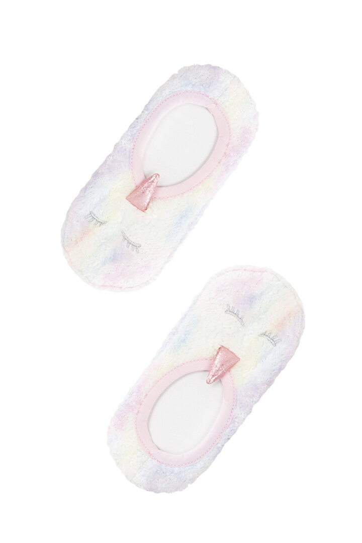 Girls Eyelash Unicorn Booties - 1