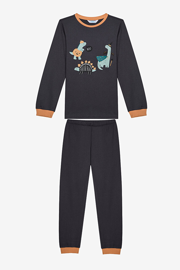 Boys Dino Boo Green PJ Set - 1