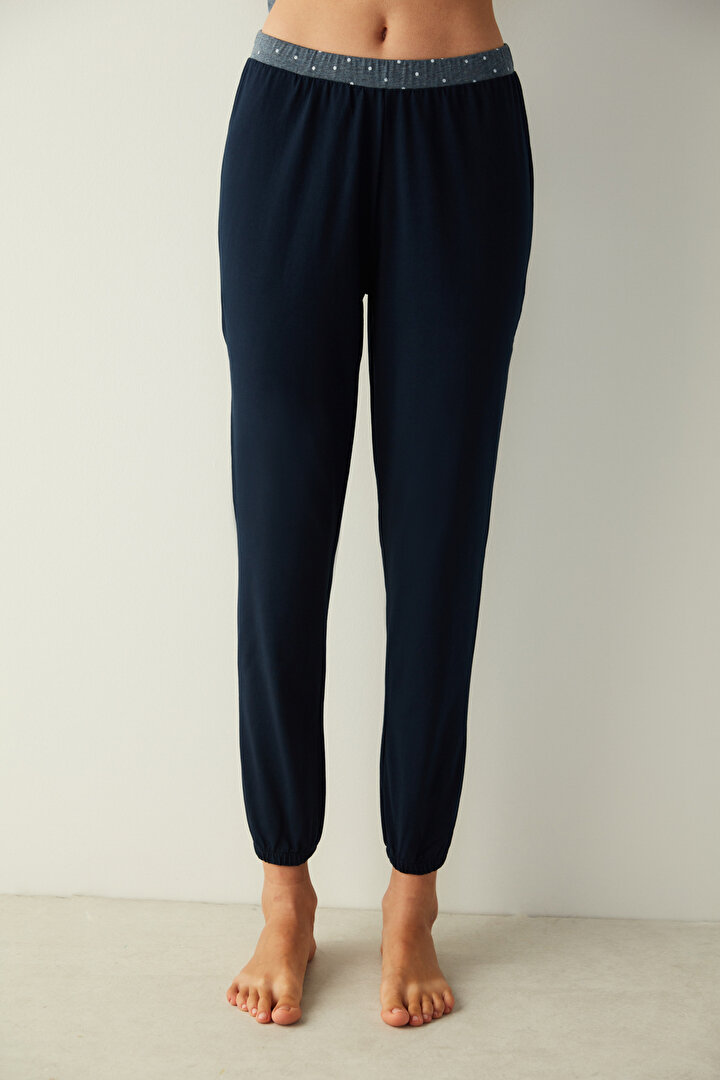 Lacivert Simplicity Pantolon Pijama Altı - 2