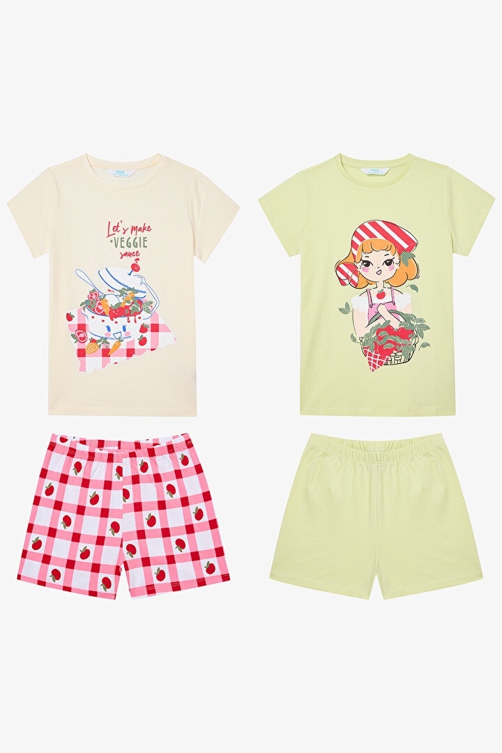 Girls Tomato Sauce 2in1 PJ Set - 1