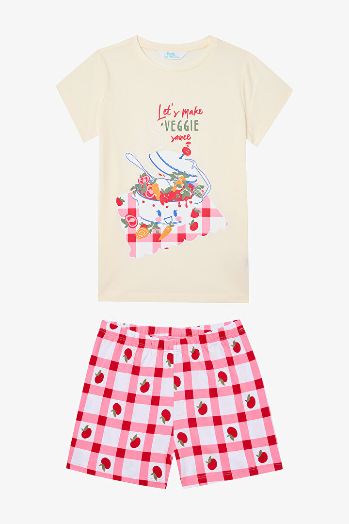 Girls Tomato Sauce 2in1 PJ Set - 2