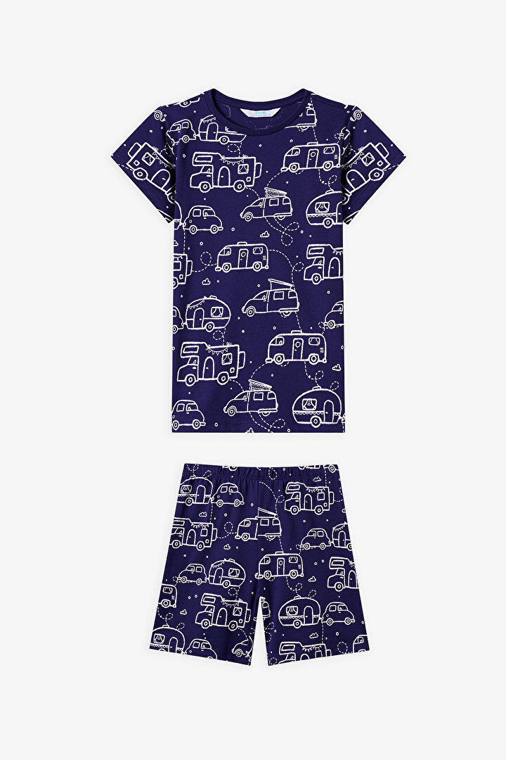 Mint Yeşili Erkek Çocuk Adventure Await 2'li Pijama Takımı - 2