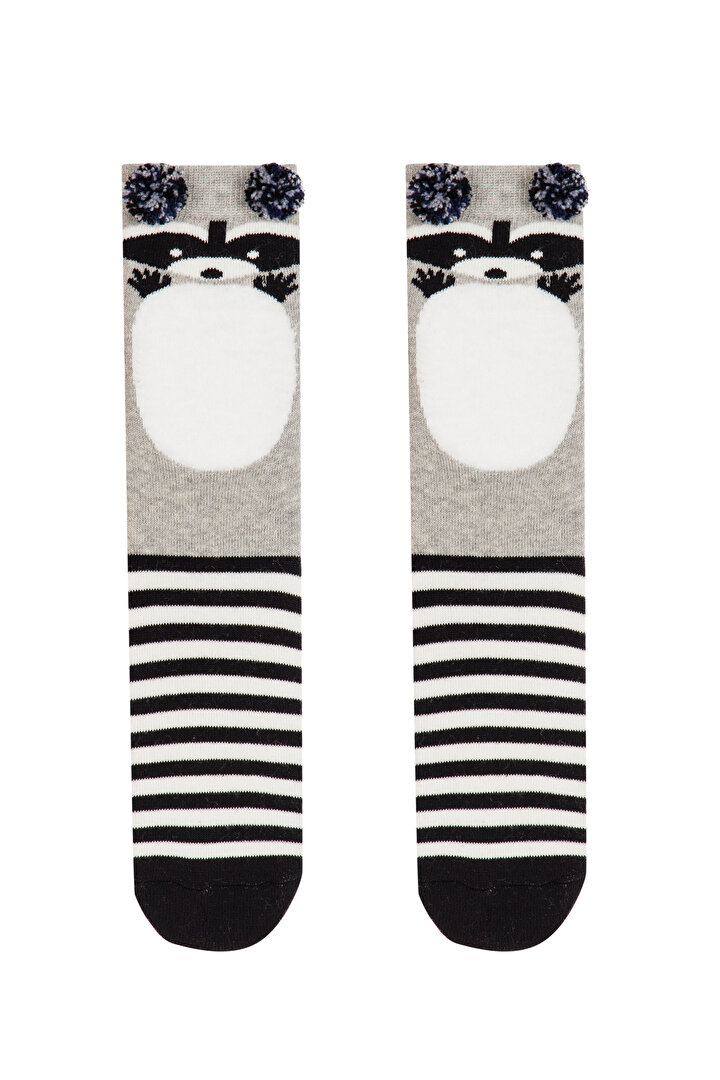 Erkek Çocuk Racoon Soket Çorap - 1